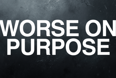 Worse on Purpose – How Corporate Greed Killed Product Quality – Worse on Purpose