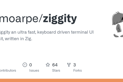 Ziggity – A terminal UI for Git, written in Zig